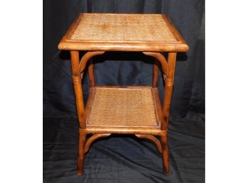 The Bombay Company Wicker Woven Side Table