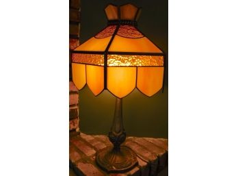 Stained Glass Table Lamp - Like New