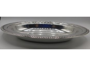 Silver Tone Serving Platter