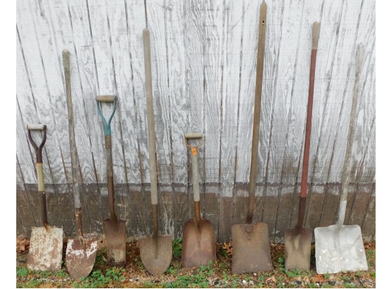 Lot Of Assorted Shovels (7)