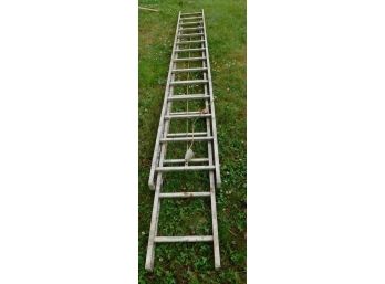 Aluminum 28' Adjustable Ladder
