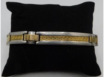 Decorative Gold And Silver Costume Bracelet