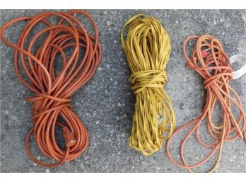 Lot Of Assorted Extension Cords (4)