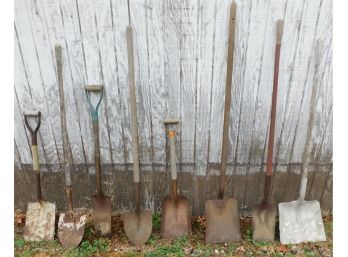 Lot Of Assorted Shovels (7)