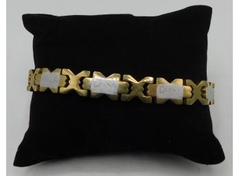 Hugo Boss - Gold Chain Men's Bracelet - 8'L