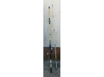 Vintage 11 Foot Fishing Rod With Reel