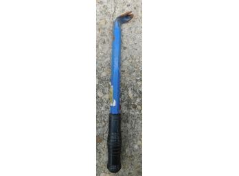 Blue Painted Crowbar With Grip Handle
