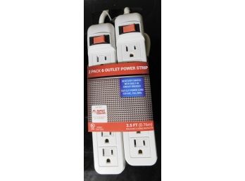 Lot Of Assorted 2 Power Strips And 1 Wall Tap