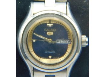 Vintage Seiko 5 Automatic Stainless Steel Men's Watch