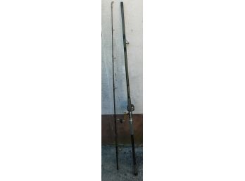 Vintage 11 Foot Surf Fishing Rod With Penn Reel
