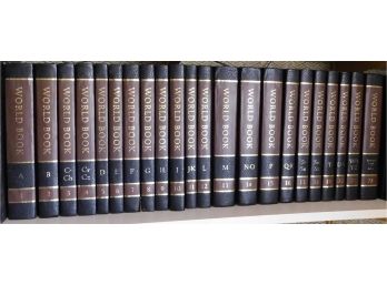 Original 1977 The World Book Encyclopedia Complete Set Vol 1-22 Illustrated Hard Cover