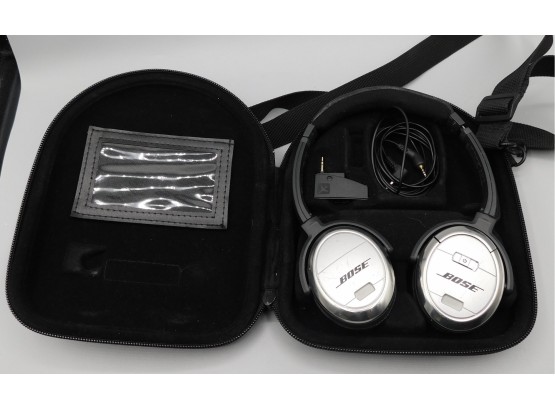 Bose QC3 Headphones With Carrying Case