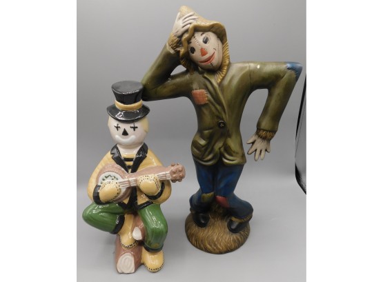 Ceramic Scarecrow Figurines