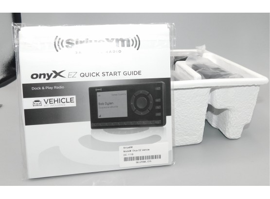 NEW SIRIUS XM RADIO ONYX EZ MODEL XEZ1, With Vehicle Kit