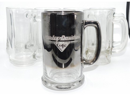 Assorted Glass Mugs, 9
