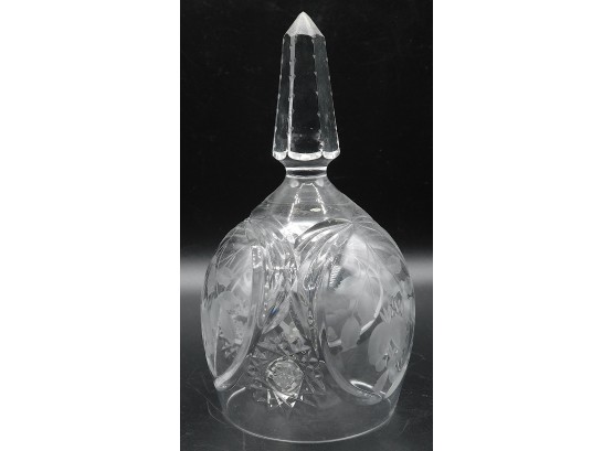 Etched Glass Dome Bell