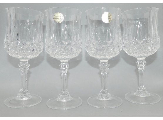 Cristal D'arques Wine Glasses-Set Of 4