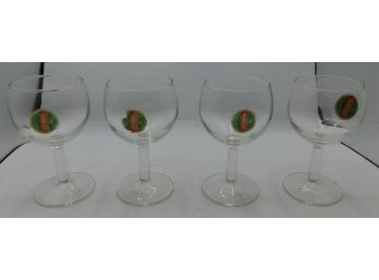 Vintage French Duralex Wine Glass Set