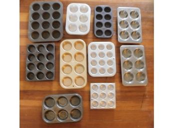 Assorted Lot Of Baking Tins