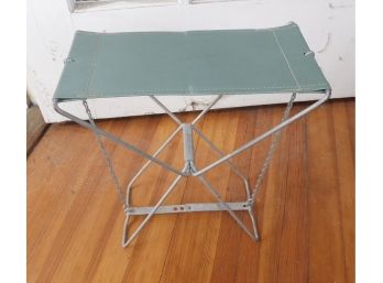 Metal Canvas Folding Camping Stand/bench Seat