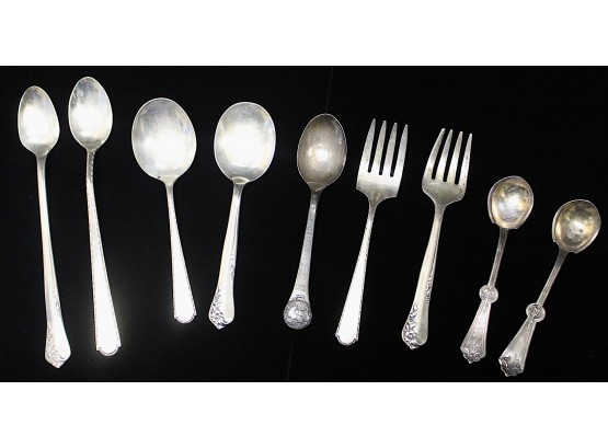 Sterling Silver Miniature Spoons And Forks 121.5 Grams