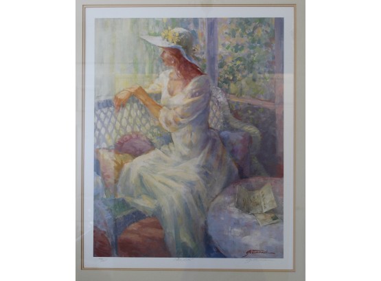 'The Letter' Framed Print Signed And Numbered By Gertenbach 46/325