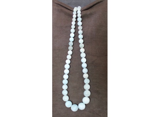 Light Blue 10' Bead Necklace