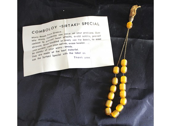 'Worry' Beads From Greece Comboloy Sirtaki Special
