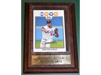 Topps New York Mets Jorge Sosa Baseball Card - Framed