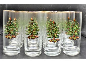 Spode Christmas Tree Highball Glasses - Set Of 20