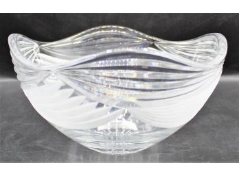 Vintage Mikasa Crystal 8' Glass Bowl