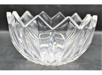Vintage 8' Crystal Serving Bowl