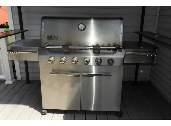 Weber Summit Barbeque With Side Burner & Cover