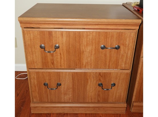 Convenient 2-drawer Wood File Cabinet