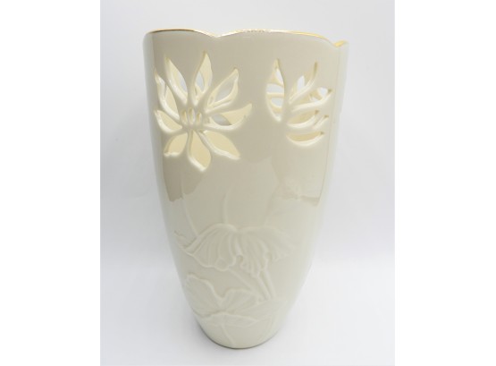 Lenox Floral Cut Vase