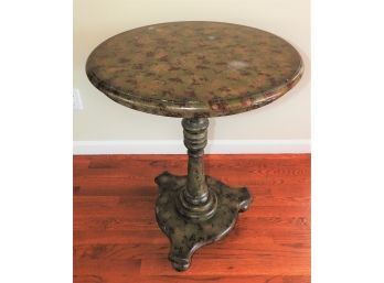'coast To Coast Imports' Round Green Painted Table