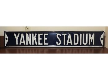 Yankee Stadium Baseball Stadium 6x36 Metal Street Sign Indoor/Outdoor