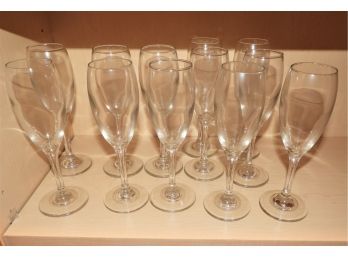 Set Of 12 Champagne Glasses