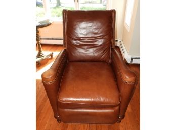 Seven Seas Reclining Brown Leather Arm Chair