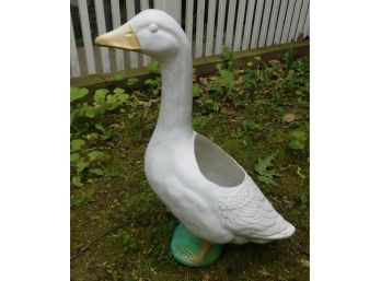 Decorative Plastic Goose Planter