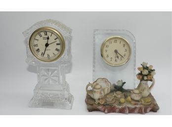 Crystal Legends By Godinger & A. Richesco Corporation Clocks