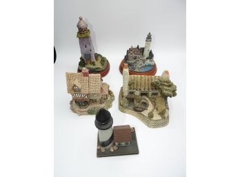 Lot Of Small Lighthouse Figurines
