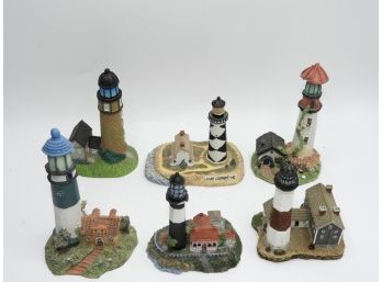 Assorted Lot Of Lighthouse Figurines