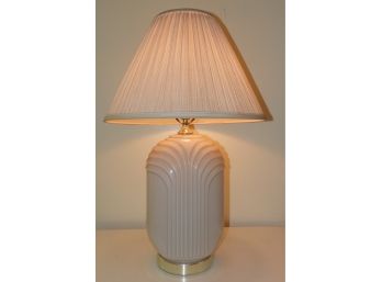 Pair Of Ivory Table Lamps