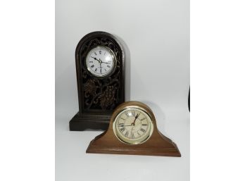Home Heritage Mantle Clock & Wooden Quartz Mantle Clock