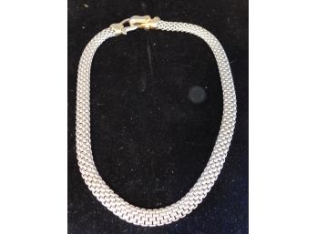 Costume Jewelry Silver Plated Necklace