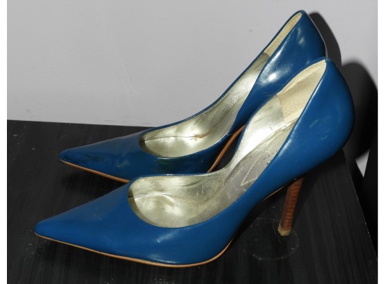 Women's Guess By Marciano Blue Heels - Size 7