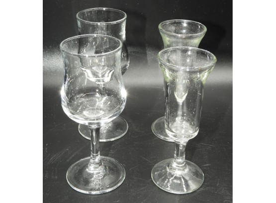 Assorted Set Of 4 Cordial Glasses