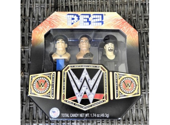 WWF Pez Dispenser 3 Pack John Cena, The Rock & The Undertaker -NEW