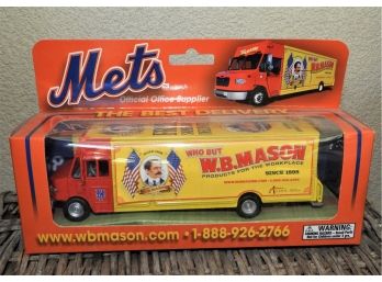 NY Mets W.B. Mason Toy Truck In Original Box - NEW
